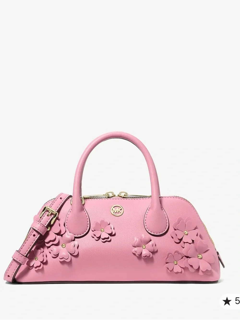 Michael Kors Petra small Cornation Floral Applique Dome Satchel